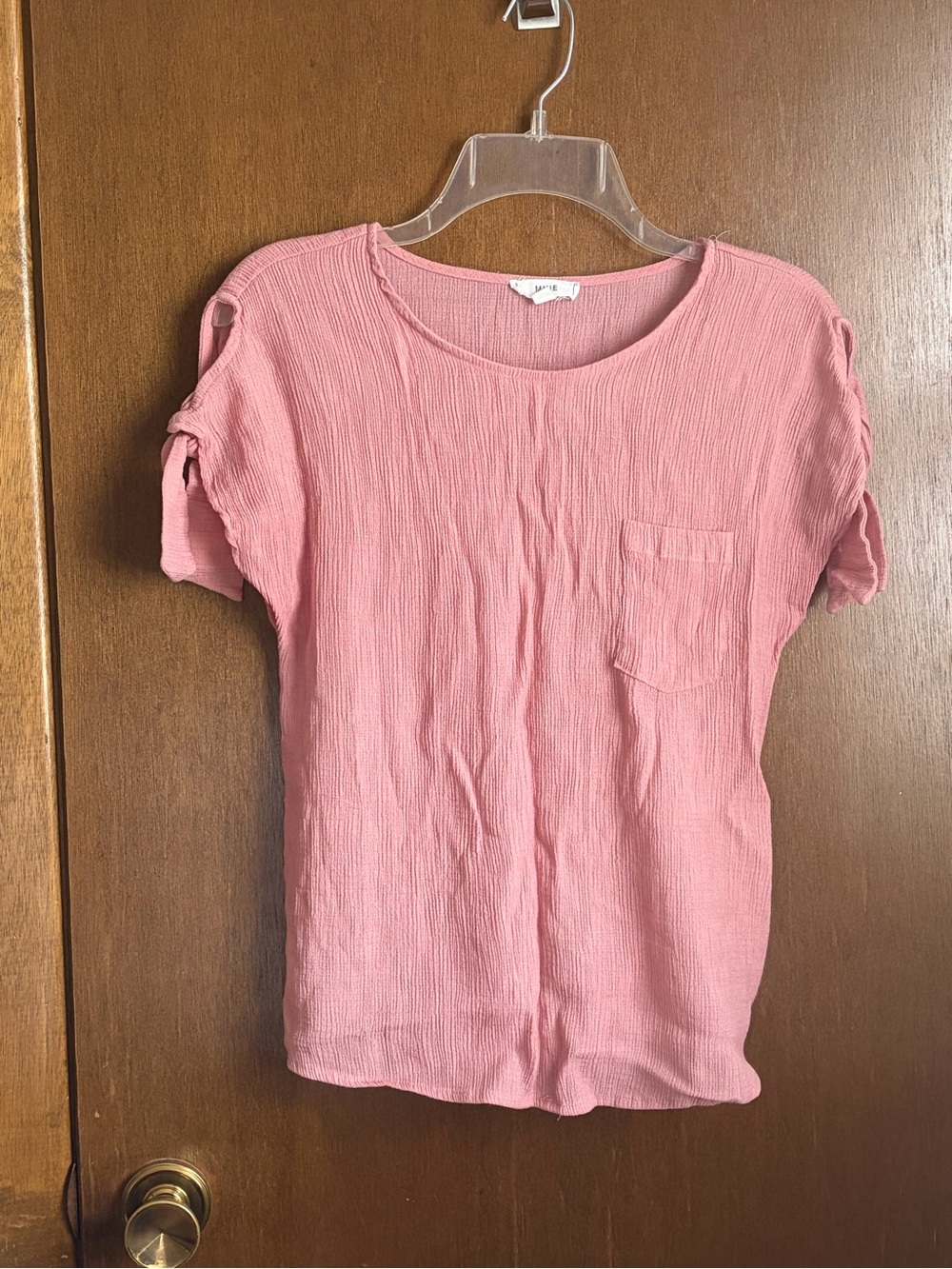 mine Pink Short-Sleeve Pocket Tee